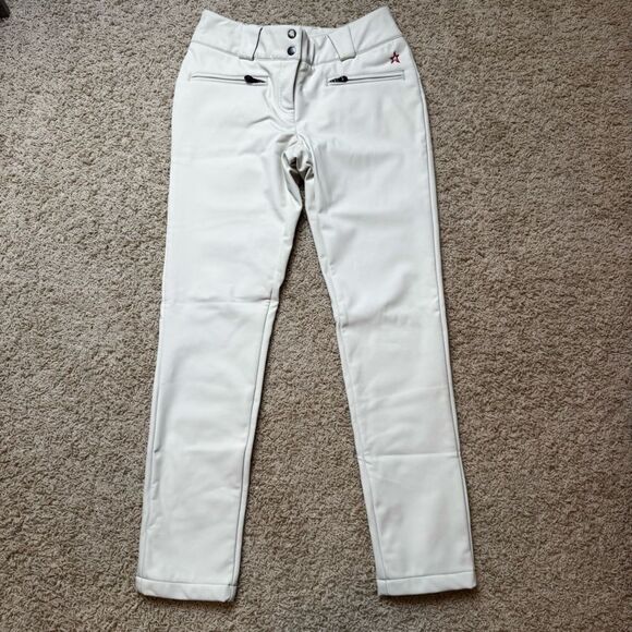 Perfect Moment Aurora Skinny Ski Pants Waterproof White Cream Medium - Picture 3 of 8